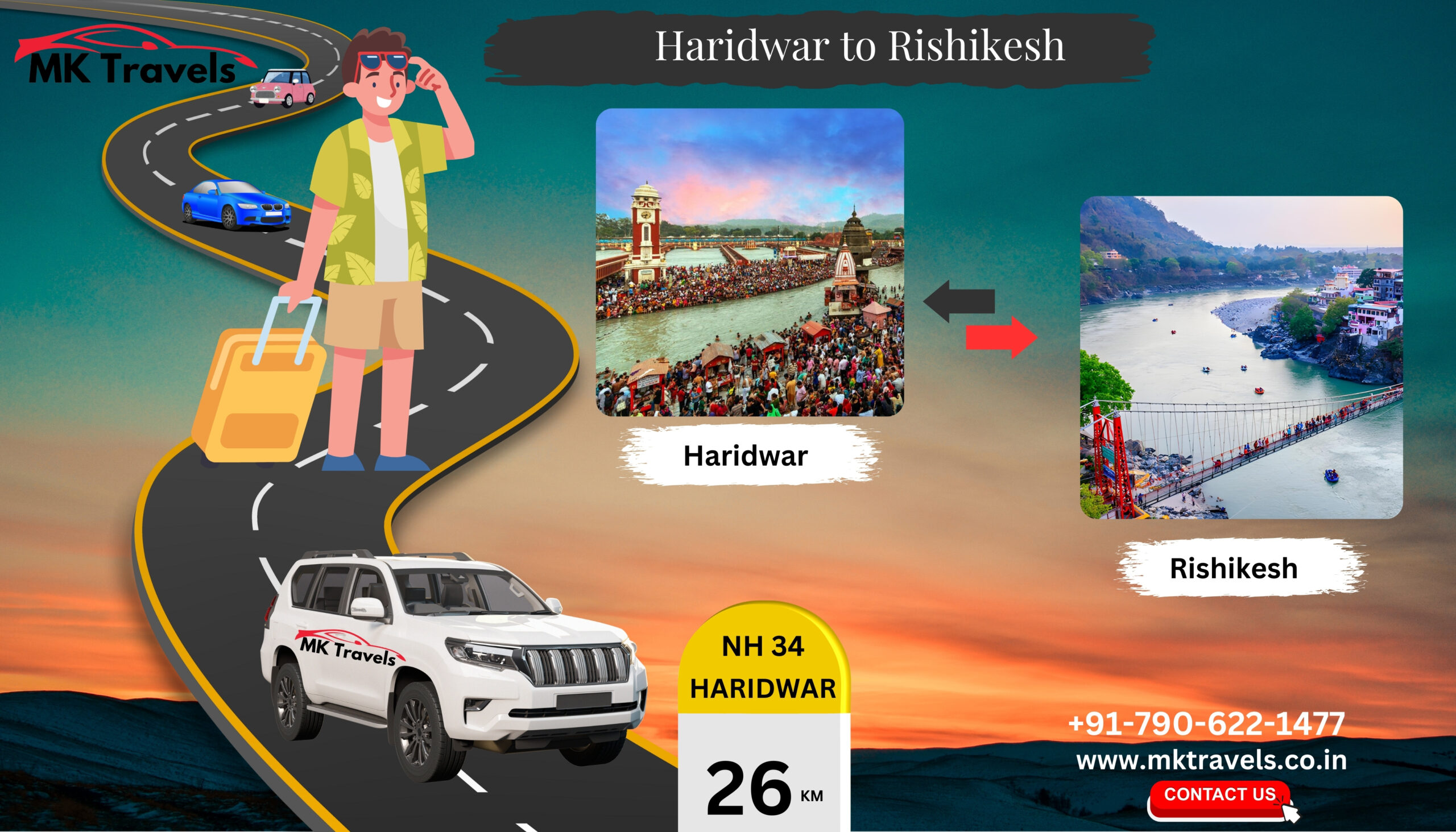 HARIDWAR TO RISHIKESH TAXI